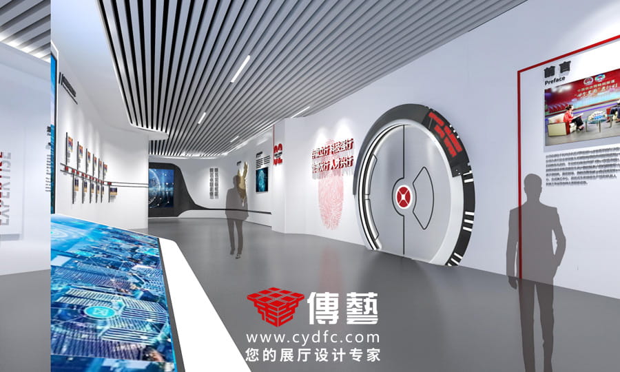 稠州银行展厅设计01