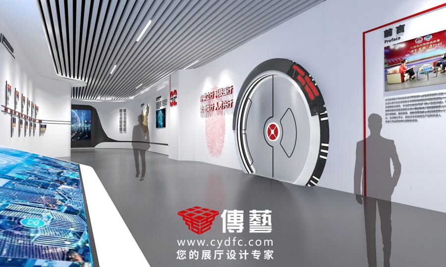 稠州银行展厅设计03